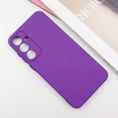 Чехол для телефонов TPU Case Getman Liquid Silk Full Camera Purple for Samsung S721 Galaxy S24 FE: Совместимость Samsung S721 Galaxy S24 FE