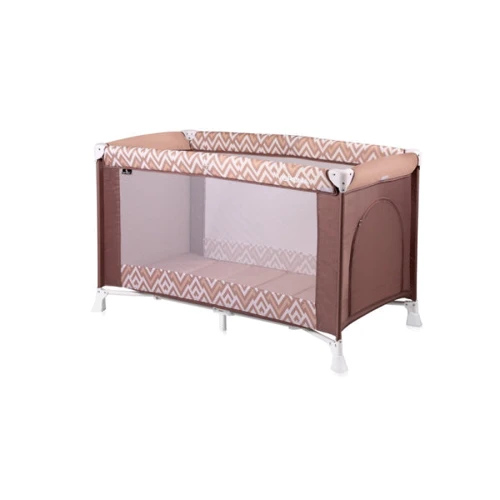 Манеж Lorelli VERONA 1L (brown/beige lines)