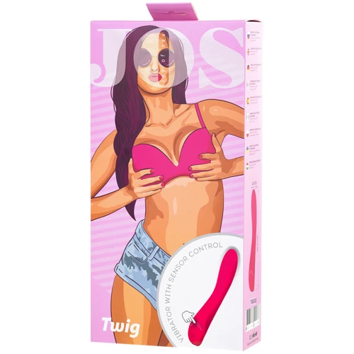 Вибратор для точки G с сенсорным управлением Toyfa JOS Twig Pink