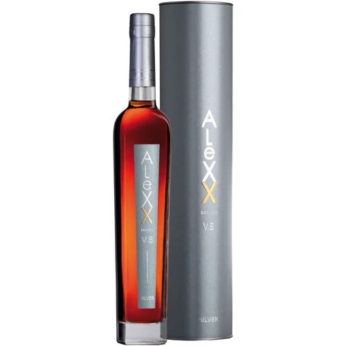 Коньяк AleXX Silver, 0.375л 40%, в подарочной упаковке (DDSAVDKK53)