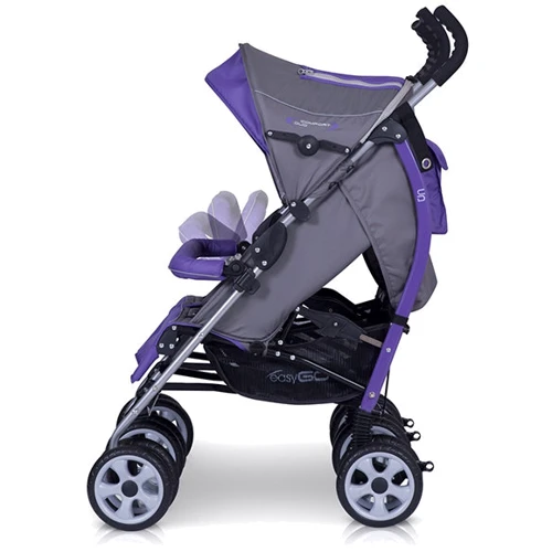 Прогулочная коляска для двойни Easy Go Comfort DUO (violet): Количество блоков для двойни