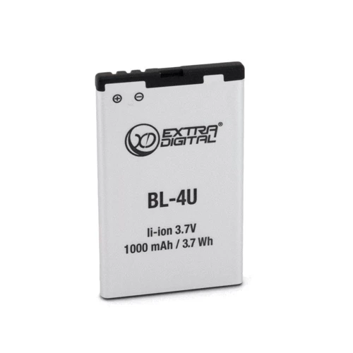 Аккумулятор ExtraDigital 1000mAh Nokia BL-4U