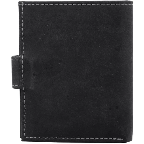 Чоловіча візитниця DNK Leather чорна (DNKTW-04-MH-black): Матеріал Натуральна шкіра