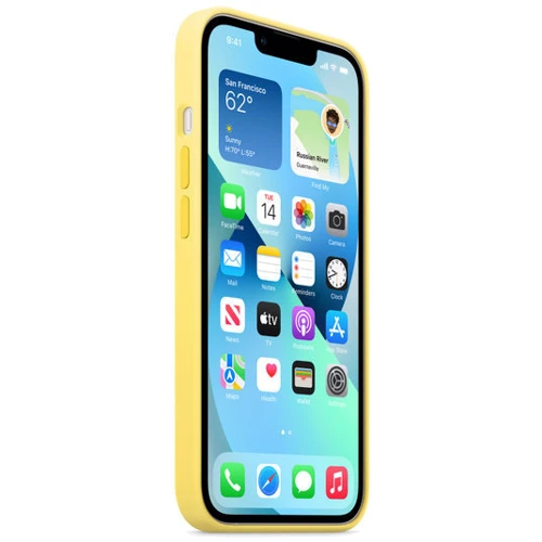 Чехол для iPhone Apple Silicone Case with MagSafe Lemon Zest (MN5X3) for iPhone 13 mini: Тип аксессуара чехол