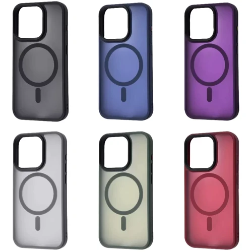 Чехол для iPhone WAVE Matte Insane Case with MagSafe Midnight Blue for iPhone 15 Plus: Тип аксессуара чехол