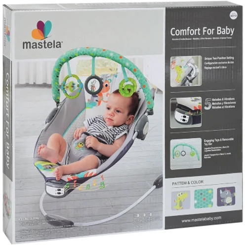 Детский шезлонг-качалка Mastela 6313: Конструкция опоры без колесиков