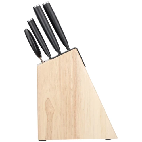 Набор кухонных ножей Набор ножей с подставкой KitchenAid Classic, 6 предметов и точилки (KE6PSTANOBG)