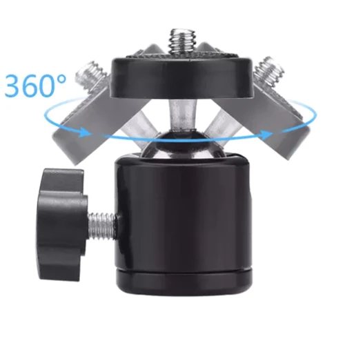Шарнірна голова 1/4 для монопода, штатива MSCAM Head Bracket Holder Mount фото 3