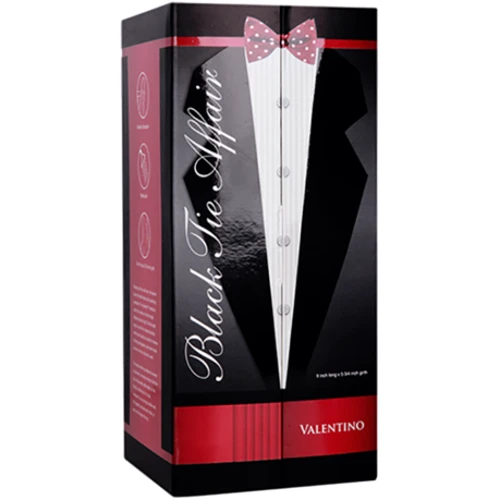 Фаллоимитатор Skinsation Black Tie Affaire Valentino, 15,88х4.5 см