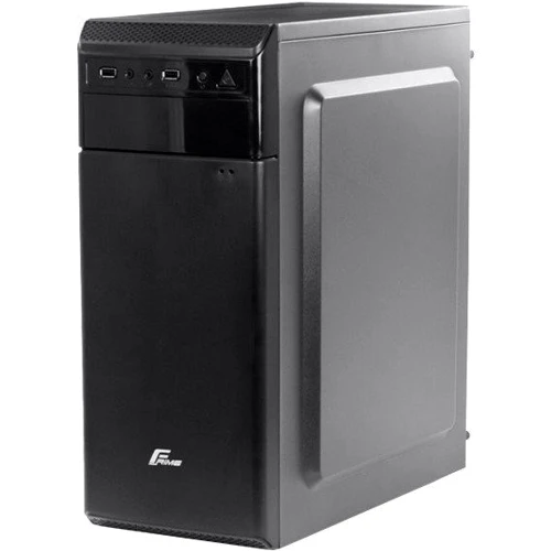 Корпус Frime FC-214B Black 2*USB ATX FPO-500-12C (FC-214B-FPO500-12C): Типоразмер Midi-Tower
