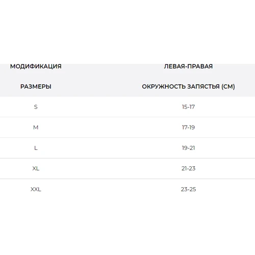 Бандаж неопреновый для фиксации лучезапястного сустава Ersamed левый правый размер S-XXL (REF-601): Тип Лучезапястные