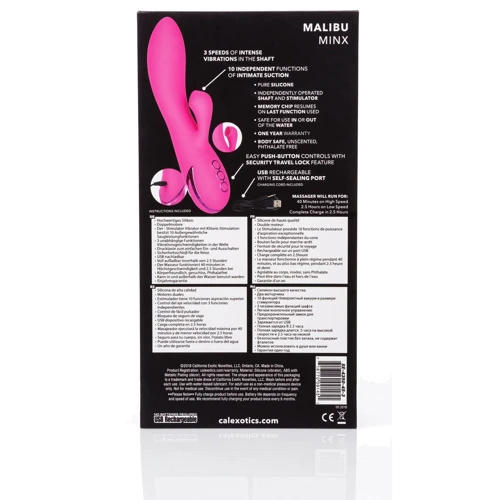 CalExotics Malibu Minx перезаряжаемый вибратор кролик