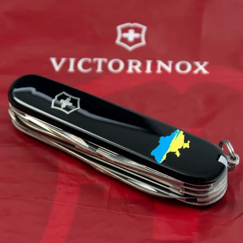 Мультитул Victorinox HUNTSMAN UKRAINE Мапа України 1.3713.3_T1166u (Vx13713.3_T1166u): Кількість інструментів 15