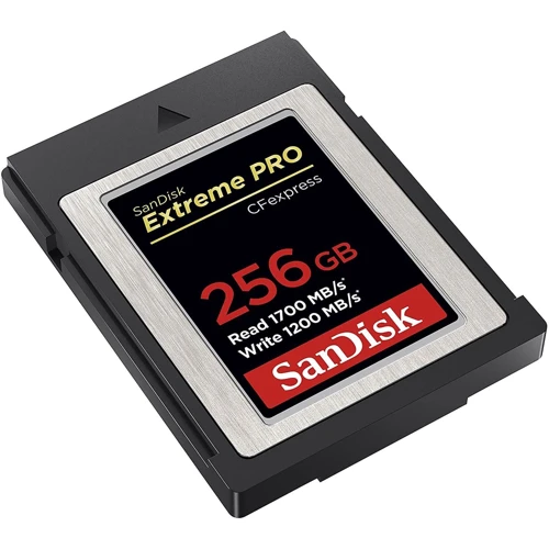 Карта пам'яті SanDisk 256GB CFexpress Extreme Pro (SDCFE-256G-GN4NN): Тип карти CFexpress