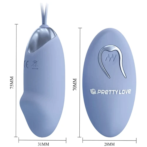 Виброяйцо с ДУ LYBAILE Pretty Love - Julia Dream chaser 2 Blue (BI-014362W-4A5)