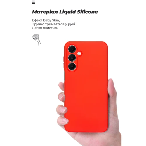 Чехол для телефонов ArmorStandart ICON Case Camera cover Red for Samsung A165 Galaxy A16 4G (ARM80132) фото 7