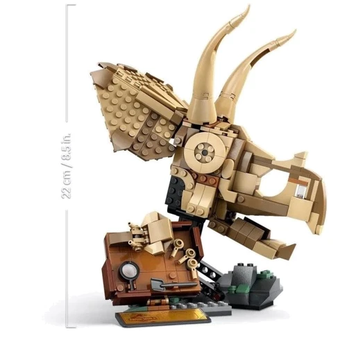 Конструктор LEGO Jurassic World Окаменелости динозавров: череп трицератопса 468 деталей (76969) фото 4
