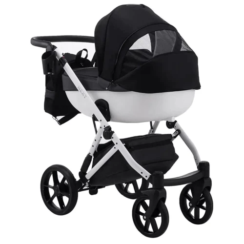 Коляска 2 в 1 Bair Next White Soft 51 чорний: Можливість встановлення люльки есть