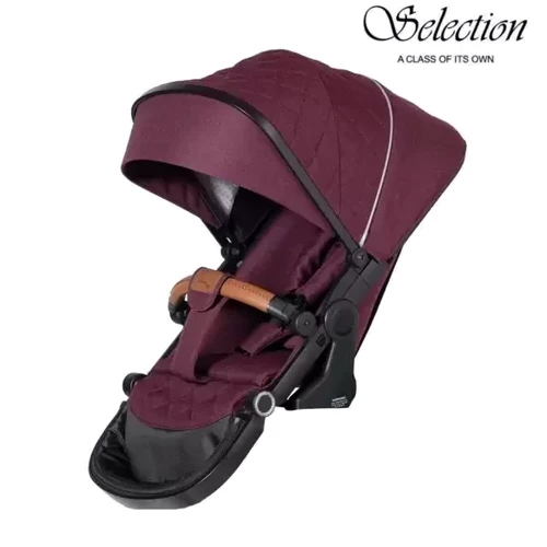 Универсальная коляска 2 в 1 Hartan YES GTX SELECTION Berry, вишневый: Ширина шасси 61 см