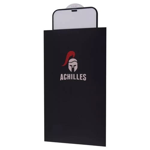 Защитное стекло для iPhone ACHILLES Premium Tempered Glass Black for iPhone 12 Pro Max: Тип аксессуара защитное стекло
