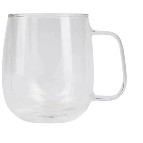 Набор стеклянных чашек Bergner Coffee & tea lovers BG-20116-MM 400 мл 2 шт (00000025109)