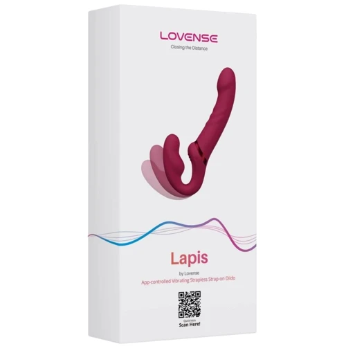 Безремневой страпон Lovense Lapis vibrating strapless strap-on