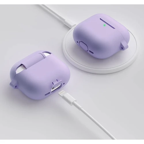 Чехол KeyBudz Elevate Series Keychain Lavender (AP4_S8_LVD) for Apple AirPods 4 фото 7