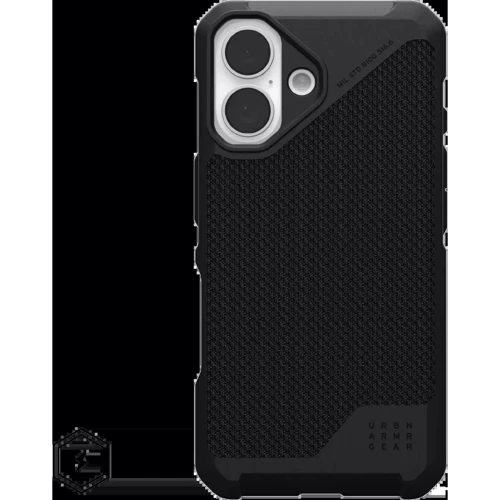 Чохол для iPhone Urban Armor Gear UAG Metropolis LT Magsafe Kevlar Black (114454113940) for iPhone 16