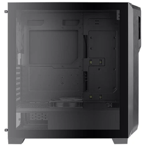 Корпус Antec DP502 FLUX Gaming (0-761345-80050-1): Матеріал передній панелі пластик і сталь
