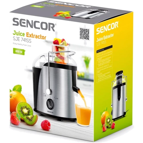 Соковыжималка Sencor SJE 741SS: Мощность, Вт 400 Вт