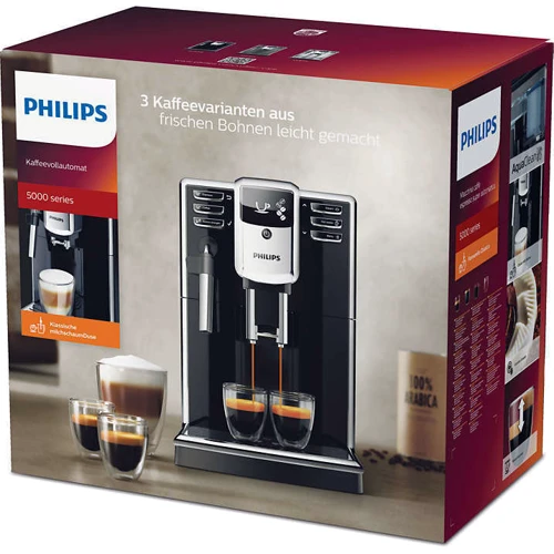 Кофеварка Philips EP5310/20: Габариты, см 22x34x43