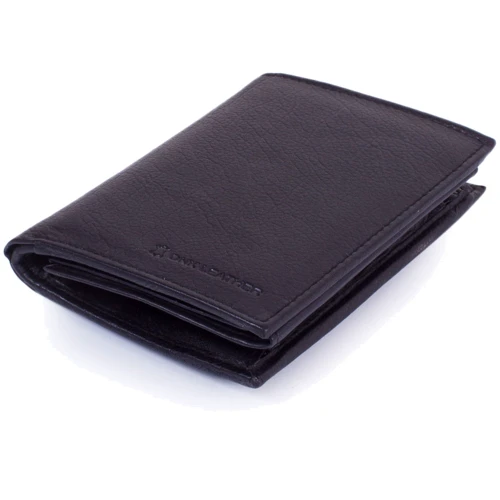 Мужской кошелек DNK Leather черный (DNKN4-CCF-black): Тип Портмоне