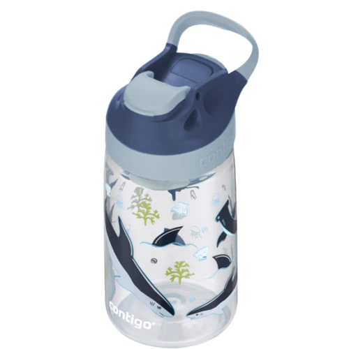 Пляшка дитяча Contigo Gizmo Sip 420 мл Macaroon Sharks: Тип Бутылка