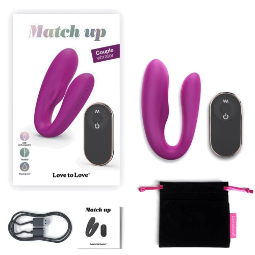Вибратор для пар с пультом ДУ Love To Love MATCH UP - SWEET ORCHID