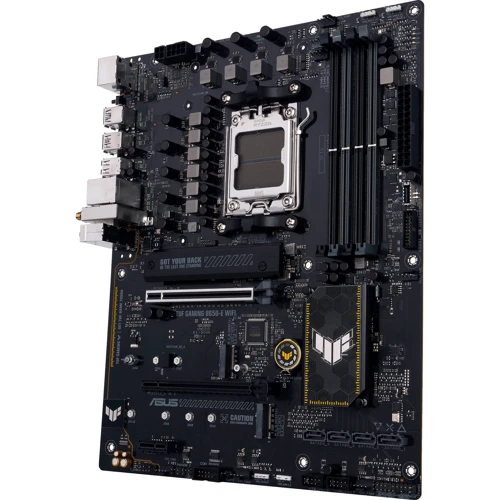 ASUS TUF GAMING B650-E WIFI: Дополнительно Поддержка RAID, Радиатор на VRM, Адаптер Wi-Fi