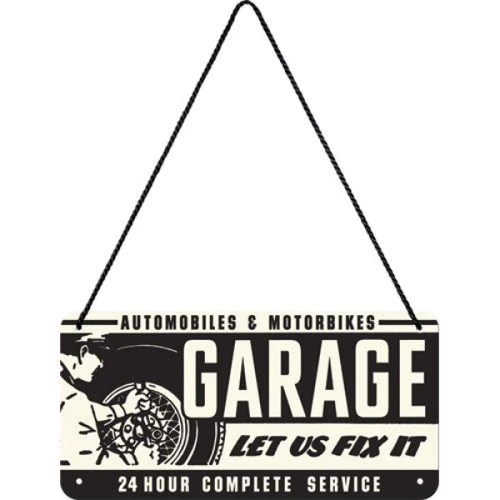 Вывеска на шнурке Nostalgic Art "Sing Garage" (28011)