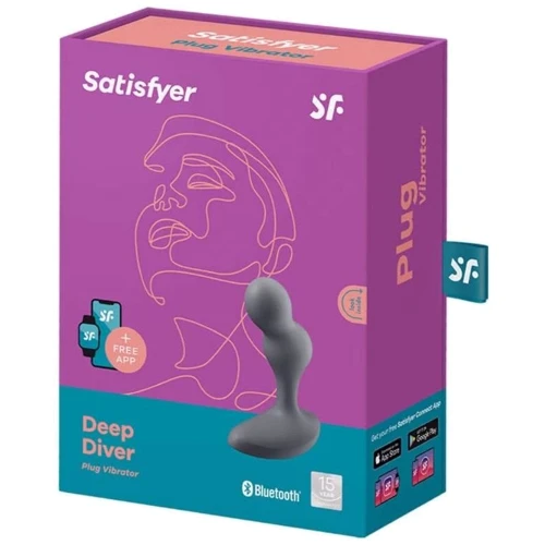 Смарт массажер простаты Satisfyer Deep Diver Grey
