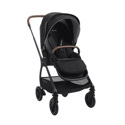 Универсальная коляска 2 в 1 Nuna Triv, Ebony, черный (ST12006/CC12401EBNGL): Материал колес резина