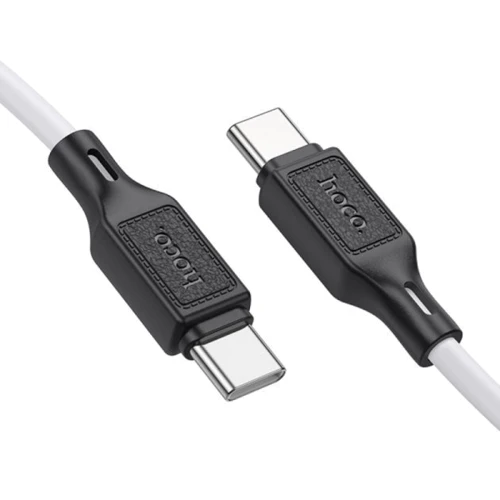 Кабель Hoco Cable USB-C to USB-C X90 3A 60W 1m White: Довжина 1 м