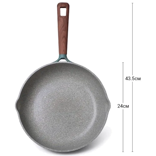 Сковорода Fissman FIRENZE 24x6 см (14276): Тип сковороды Традиционная