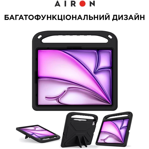 Аксессуар для iPad AirOn Premium EVA Black for iPad Pro 13 2024 M4 / iPad Air 13 (2024 / 2025): Материал силикон