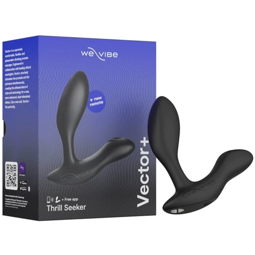 Смарт-вибромассажер простаты We-Vibe Vector+ Charcoal Black