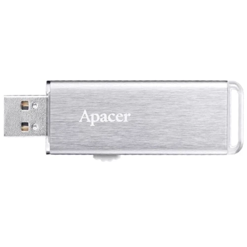 USB-флешка Apacer AH33A 16GB USB 2.0 Metal Silver (AP16GAH33AS-1): Стандарт USB USB 2.0