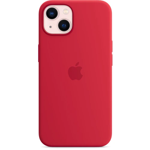 Чохол для iPhone Apple for iPhone 13 Silicone Case with MagSafe (PRODUCT) Red (MM2C3) : Матеріали силікон