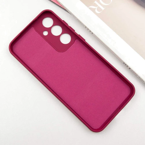 Чехол для телефонов TPU Case Getman Liquid Silk Full Camera Marsala for Samsung S721 Galaxy S24 FE: Тип накладка на заднюю часть