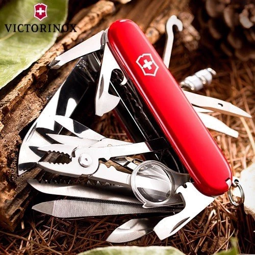 Мультитул Victorinox Swisschamp 91мм / 33предметов / червоний (1.6795): Тип Мультитул (багатофункціональний інструмент)
