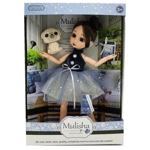 Лялька Mulisha з вихованцем 30 см (QJ 108 D)