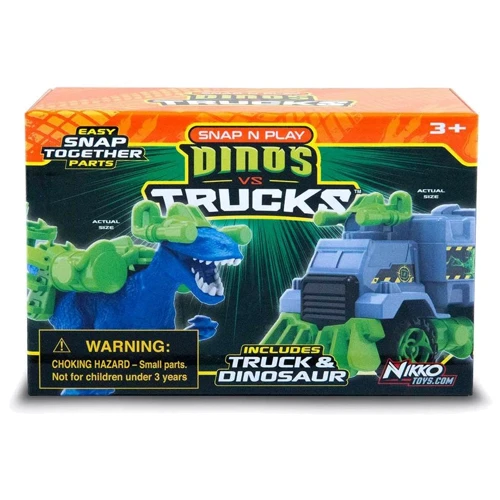 Игровой набор Road Rippers машинка и динозавр Raptor blue (20076)
