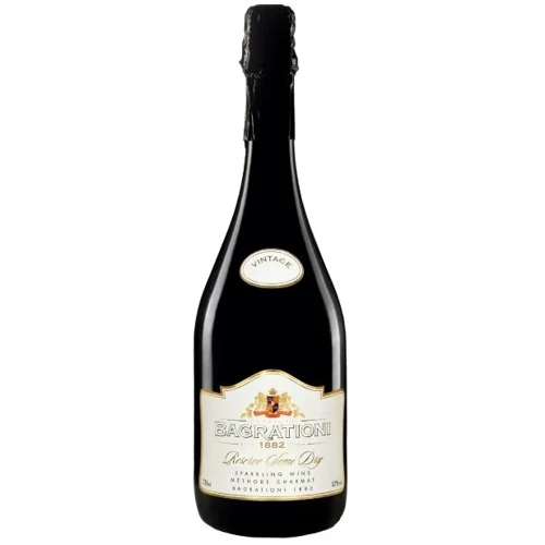 Вино игристое Bagrationi Reserve Semi-Dry 12% в тубусе 0.75л (DDSAU3P020)