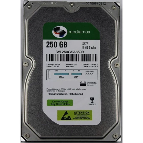 Внутренний жесткий диск Mediamax (WL250GSA859B) RB